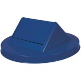WITT Swing Lid for 55 Gallon Drums and Receptacles - 23.75” diameter, Blue